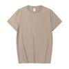 Playera de Algodón Pesado para Hombre 270g para Hombre y Mujer Color Sólido Manga Corta Pareja Holgada Transpirable Media Manga Casual Camiseta Lisa