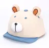 Chapéu de Bebê Verão Novo Fofo Urso Cartoon Chapéu de Sol para Menino Touca com Borda Macia Meninas Coreano G286