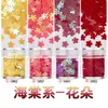 9-5mm Flores de Flor de Ciruelo para Uñas Cuentas Multicolor Lentejuelas para Uñas Uñas Portátiles Artesanía con Resina Epoxi Materiales Decoración de Uñas