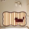 Felpudo de Entrada al Baño, Felpudo de Puerta de Entrada, Alfombrilla Suave de Tierra de Diatomeas para Barro, Inodoro, Baño, Absorbente Antideslizante
