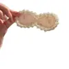 Pegatinas Mágicas Florales de Encaje Cremoso Fresa Dulce Tulipán Tela Femenina Nicho Pegatinas para el Cabello Perezoso