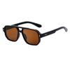 Nuevas gafas de sol de doble haz de moda retro europeas y americanas para conducir al aire libre, protección solar, gafas de sol sencillas e informales a la moda.
