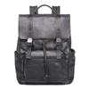 Comercio Exterior Nuevo Mochila de Cuero Genuino para Hombre Capa Superior Piel de Vaca Gran Capacidad Mochila para Computadora Mochila Casual de Viaje Mochila Escolar