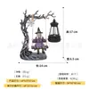 Nuevo producto transfronterizo: Calabaza de Halloween más vendida, calavera, fantasma, luz colgante, adorno decorativo iluminado para ambiente de Halloween
