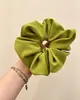 Suave Diadema de Lana para Intestino Grueso Simple Versátil Color Sólido Tacto de Alta Gama Diadema para Cola de Caballo Baja Accesorio Elástico para el Cabello Múltiples Colores Disponibles