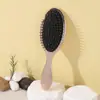 Peine Masajeador de Almohadilla de Aire con Agujas de Acero Dorado Electroplateado, Peine Masajeador del Cuero Cabelludo Ovalado para Uso en Casa de Mujeres, Peine Meridian con Agujas de Acero Enfriador