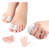 Guantes de dedo de punta recortada zapatos de tacón alto separador de dedos suave antidesgaste Cubierta antidesgaste para juanetes del dedo gordo del pie