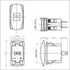 ONEGOL cargador de coche USB dual modificado para coche, envío para moto, carga impermeable para teléfono móvil