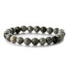 Pulsera transfronteriza de Amazon temu piedra de fuego para hombres y mujeres alto sentido estilo ins punk pulsera joyería pulsera de cuentas
