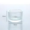 Copo de Vidro Mini Velas Amazon Jarro de Velas Listrado Vertical para Restaurante Copo Porta Velas Aromaterapia Colorido Tigela Pequena para Comida de Animal de Estimação