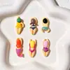 Accesorios de Resina, Figuras de Natación, Accesorios de Pegamento Crema, Pinzas para el Cabello, Imanes para Refrigerador, Materiales para Broches DIY, Pequeños Accesorios de Resina