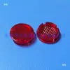Fabricante de Cobertura para Guia de Luz Qy Tem Estoque Disponível de Tampas Vazadas em Grade para Guias de Luz, Tampas de Encaixe para Tubos de Luz LED, 10mm Coloridas