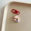 Colgante Rojo para el Año del Caballo, Pequeño Regalo de Año Nuevo, Llavero, Regalo "Hazte Rico al Instante", Artículo Creativo, Decoración para Mochila