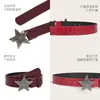 Cinto Largo Estilo Punk da Moda, Cinto Personalizado Estilo Ins, Cinto Retrô Americano de Subcultura para Vestidos e Ternos