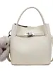 Bolso Cubo de Alta Gama de Moda para Mujer 2026 Nuevo Primavera Vintage Versátil Bolso de Mano Simple Bolso de Hombro Cruzado Moda