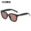 Nuevas Gafas de Sol Estrella de Protección Solar Gafas Gm para Mujer, Gama Alta, Cara Grande, Aspecto Adelgazante, Anti-UV, Forma Cóncava, Deseo Puro