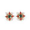 Pendientes de cruz de perla y circón, estilo artístico vintage de Hong Kong, con diseño personalizado de nicho de moda.