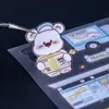 Película Mate Transparente Personalizada Pegatina Impermeable Autoadhesiva Oso Lindo DIY Manual de Niños Pegatina de Dibujos Animados