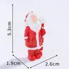 Figuras de Resina Clássicas de Natal: Donzela da Neve e Velho Gelo, Decoração de Cena Festiva, Decoração de Mesa, Venda por Atacado de Presentes