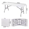 Mesa plegable para exteriores, Mesa para puesto de mercado nocturno, Mesa larga simple para conferencias, Mesa plegable portátil para el hogar, Mesa de plástico