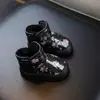 Botas de Nieve de Dibujos Animados para Bebés Niños Suela Suave Antideslizantes Botas de Algodón 2025 Invierno Algodón Niños y Niñas Zapatos para Niños Pequeños Botas Altas Cálidas