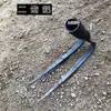 Herramientas para Deshierbar, Azadas Pequeñas para Remover la Tierra, Herramientas de Excavación, Azadas de Jardín con Mangos de Madera, Rastrillos para Plantar Verduras, Azadas Pequeñas para Remover la Tierra, Herramientas para Afilar Brotes de Bambú, Herramientas de Jardinería