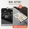 Caja de Almacenamiento Expandible para Cajones de Cocina, Charola de Plástico Desmontable para Cajones de Gabinetes Profundos, Caja Organizadora Expandible con Divisores