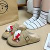 Zuecos Pantuflas Retro Birkenstock para Mujer 2025 Primavera y Otoño Nuevo Estilo Slip-On Estilo Literario Modernos Versátiles Zapatos Birkenstock