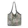 Bolsa versátil estilo coreano com poá para sob o braço, bolsa de mão casual leve, bolsa de ombro simples de grande capacidade, bolsa para trabalho e deslocamento