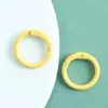 Anillo de Resorte de Aleación de Zinc Pintado de Colores 23 mm Hebilla de Resorte Redonda Anillo de Llavero Accesorios para Joyería DIY Venta al por Mayor