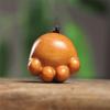 Pau-rosa, Sândalo Verde, Acessórios Pingente Bola de Carne Pata de Gato Sândalo, Pingente Chaveiro Escultura de Sândalo