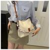 Bolso tipo cubo con textura de alta gama y gran capacidad para mujer, Nuevo bolso cruzado de moda Primavera y Verano 2026, Bolso de hombro de nicho para el día a día