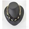 Conjunto de Cadena Acrílica Multicolor Exagerada para Mujer, Collar Gargantilla Clavícula, Collar Geométrico de Moda para Mujer