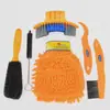 Arandela para cadena de bicicleta, juego de herramientas para limpiar cadenas, accesorios para bicicletas de montaña, herramientas de mantenimiento, cepillo de limpieza grande