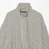 Ropa de Mujer al por Mayor Transfronteriza Estilo Europeo y Americano 2026 Verano Nuevo Moda Versátil Chaqueta Bomber a Cuadros Abrigo