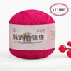 No. Hilo de encaje de 8 cabos, hilo fino de algodón puro, encaje de perla de seda, chal de verano tejido a crochet DIY, venta al por mayor