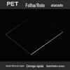 Folha de Pet Transparente de Alta Definição Personalizada PP Anti-Risco Anti-Embaçante Anti-Congelante Rolo de Blister de PVC Venda Direta da Fábrica
