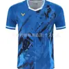 Nueva Camiseta de Bádminton Victory para Hombres y Mujeres, Camiseta de Entrenamiento de Competición de Manga Corta, Camiseta Transpirable de Secado Rápido para Niños con Estampado