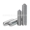 Tornillos prisioneros ranurados Gb71 al por mayor Acero inoxidable 304 Tornillos de máquina ranurados con extremo cónico M1.6 M2 M3 M4 M5 M10 Tornillos prisioneros