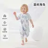 Saco de Dormir para Bebé Verano Gasa Estilo Delgado Piernas Separadas Anti-Patadas Colcha Habitación con Aire Acondicionado Pijama de Bebé Bata de Dormir de una Pieza Modelo Nuevo 2026