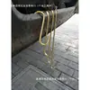 Tienda de ropa Gancho en S gancho en forma de S color oro titanio estilo coreano extendido engrosado acero inoxidable gancho para jeans gancho S redondo