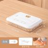 Caja para albóndigas portátil de gran capacidad para el hogar, multicapa, con temporizador, para almacenar alimentos congelados rápidamente, para refrigerador