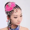 Jiaozhou Yangko tocado abanico apertura danza plaza danza cuadrada tocado de plaza danza clásica folclórica latina actuación de danza cuadrada por Mai Taibao