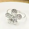 Anillo para Servilletas de Flor de Venta Caliente Transfronteriza Hebilla para Servilletas Anillo para Servilletas de Pétalo Hebilla para Servilletas Fabricante Venta al por Mayor
