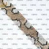 Transfronteiriço Novo Produto Estampa de Leopardo Strass Autoadesivo Diamante Adesivos Acessórios para Roupas Bolsas Vidro Diamante Brilhante Cola Quente Acessórios de Diamante DIY
