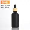 Frasco Dispenser de Óleo Essencial Fosco com Textura de Madeira Cosméticos 5ml Frasco Misturador com Conta-gotas de Vidro Amostra Cosméticos