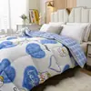 Colcha de invierno núcleo de algodón para colcha engrosada cálida colcha de invierno ropa de cama doble primavera y otoño colcha de algodón dormitorio estudiantil espacio para una persona colcha