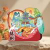 Adesivo de geladeira Hangzhou Cidade Zhejiang Turismo De Madeira Lago Oeste Adesivo de geladeira Ponto cênico Pagode Leifeng Wenchuang Lembrança Atacado