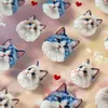 Adesivos de Unha Temáticos de Formiga, Adesivos de Unha com Expressões de Gato, Decorações de Unha Fofas de Desenho Animado, Acessórios de Unha Atacado de Fábrica Yt8130