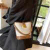 Bolso Coreano de Nicho para Mujer 2026 Nuevo Modelo Bolso Cubo Versátil de Alta Gama Bolso Cruzado de Hombro Patchwork
